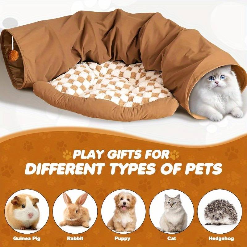 Pet Supplies Color Khaki Checkerboard Half Moon