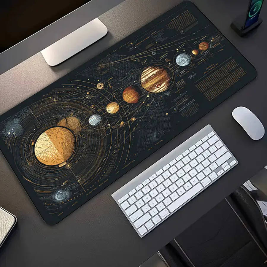 Exquisite MicroTextured Starry Universe Desk Planet Gaming For Office Desk