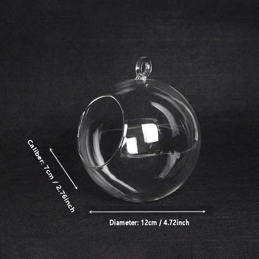 Vase Size Round Bottom Hanging Bottle 13.5*13.5Cm1M Hemp Rope