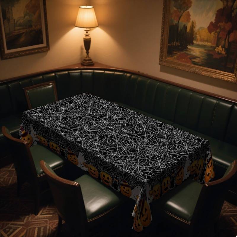 Halloween tablecloth decoration size 140 x 140cm or 55.11 x 55.11inch