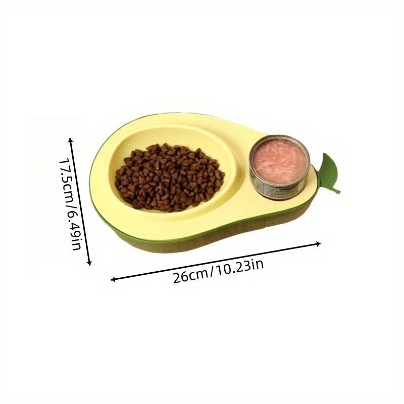 Pet supplies color Avocado feeding bowl