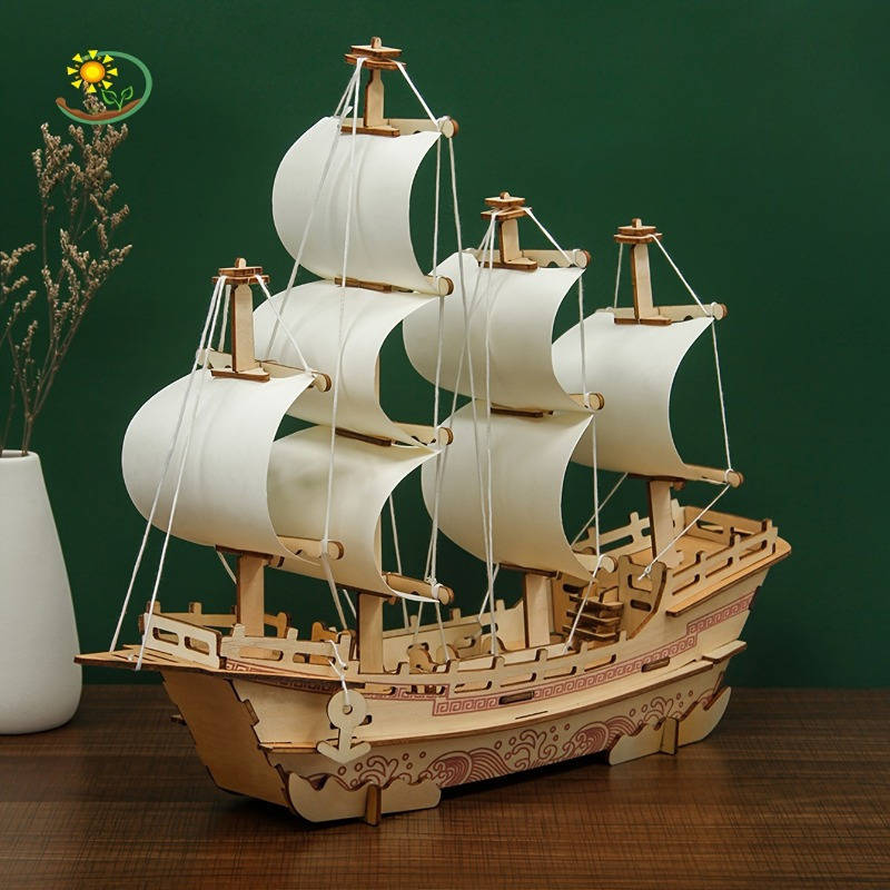 3D Jigsaw Puzzle Model Ship