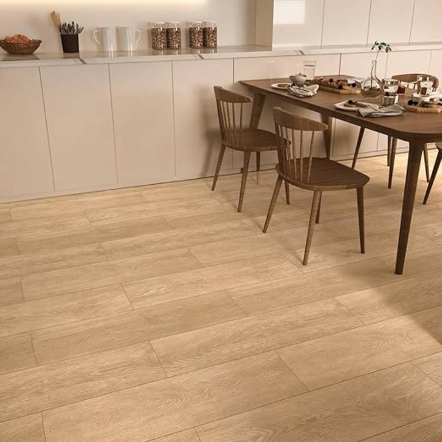 Self Adhesive Floor Stickers Maple Birch 30*500