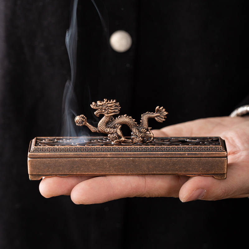 Incense Burner Color  Dragon Playing With Pearls   Sleep