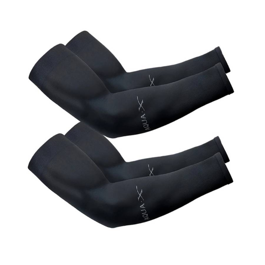 Sunscreen Sleeves Model 4Pcs Bestselling Cooling Arm Sleeves Black