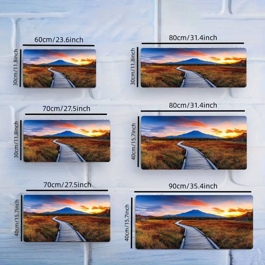 Mouse Pad Size 40X80Cm-15.7X31.4