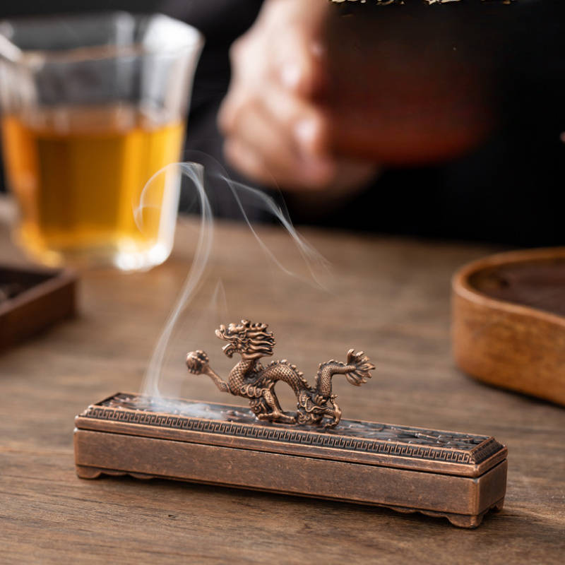 Incense Burner Color  Dragon Playing With Pearls   Sleep