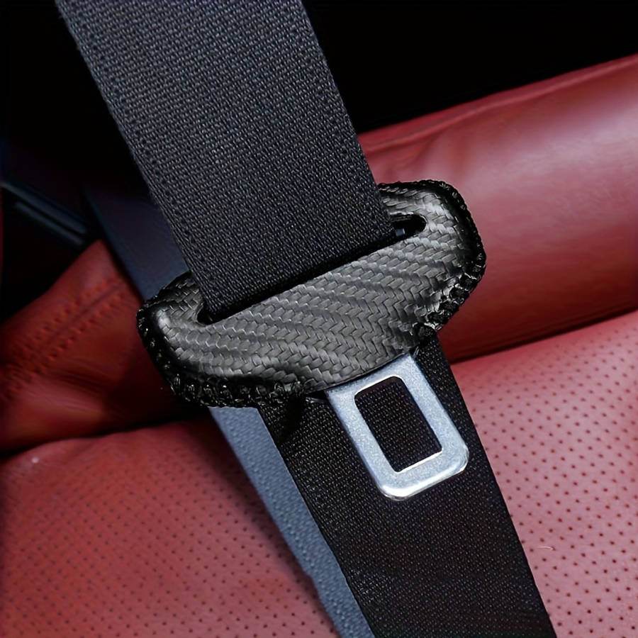 Car Seat Belt Covers Dark Brown 1