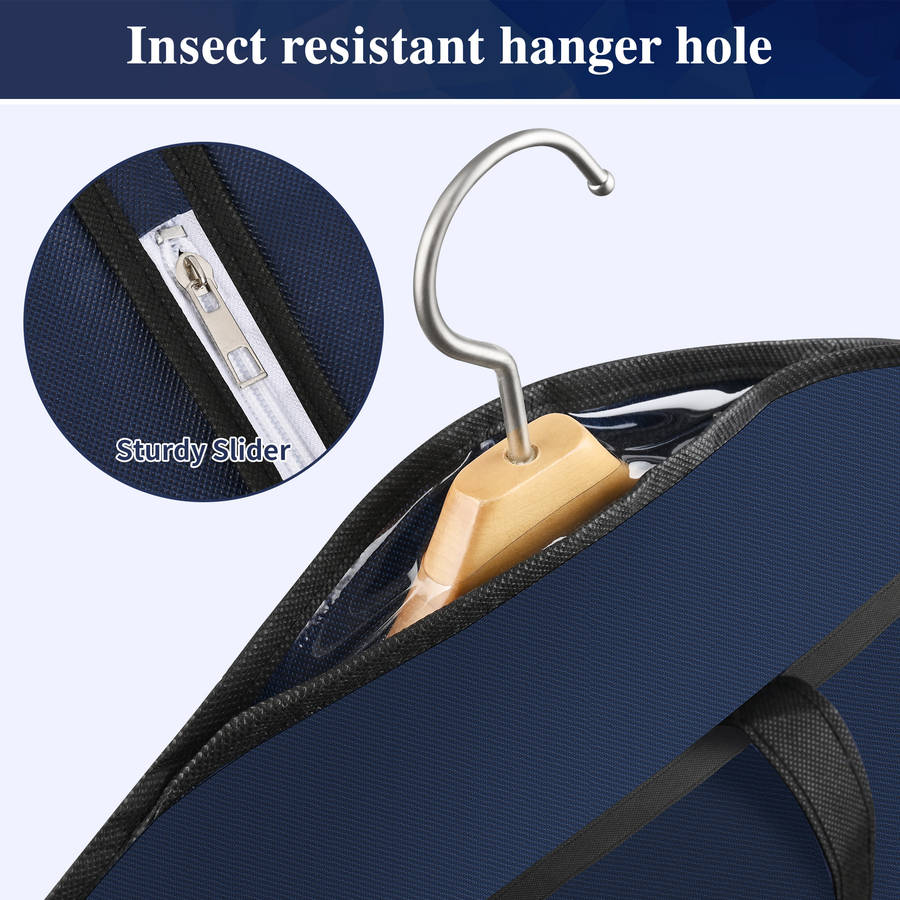 Clothing Dust Bags Color Navy Blue Size100Cm