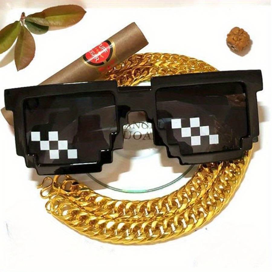 Mens Glasses Color 1 Piece Of Mosaic Glasses