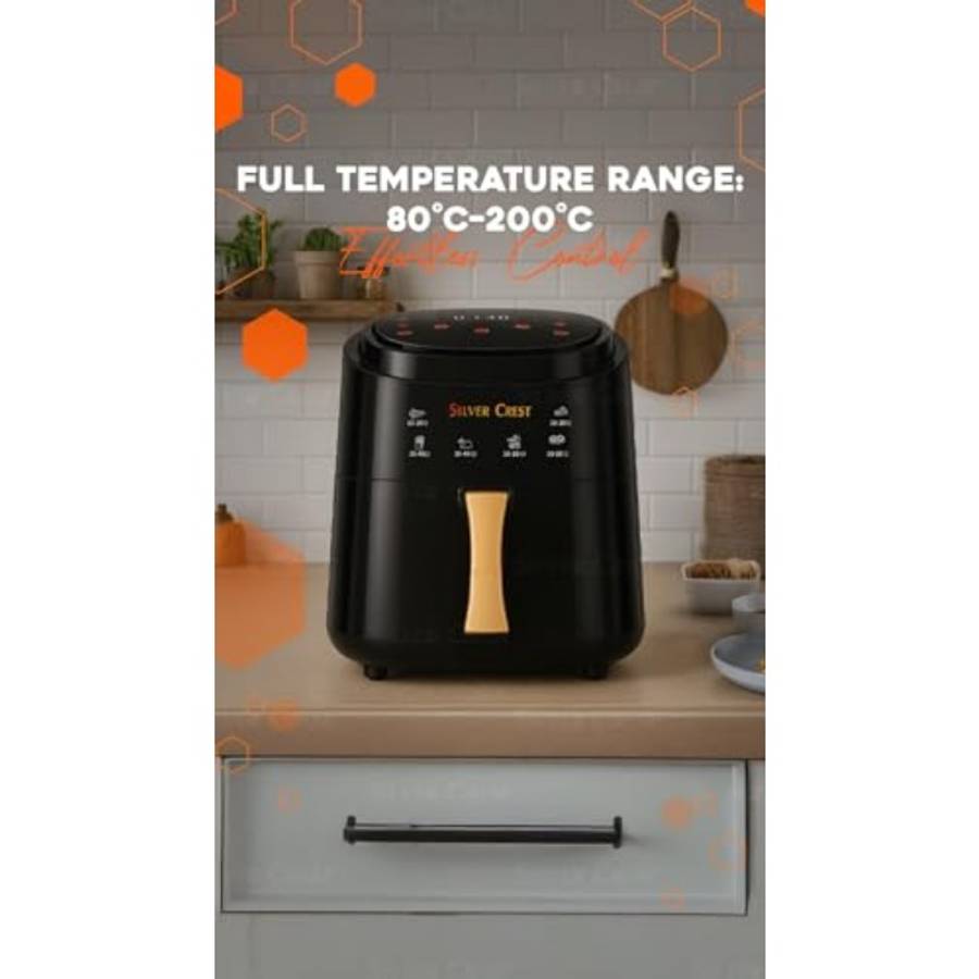 Xxl Air Fryer Jd689B Digital Touch Screen Presets Compact