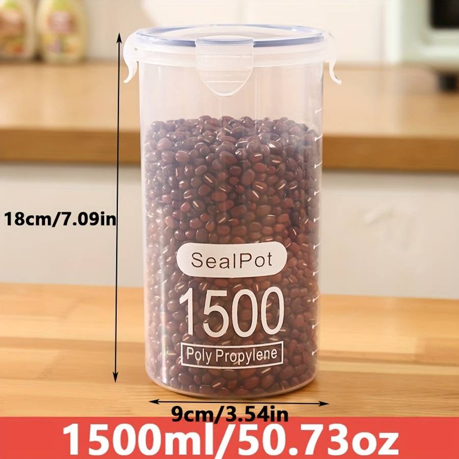 Sealed Jar Model Medium 800Ml Styletransparent And Visible