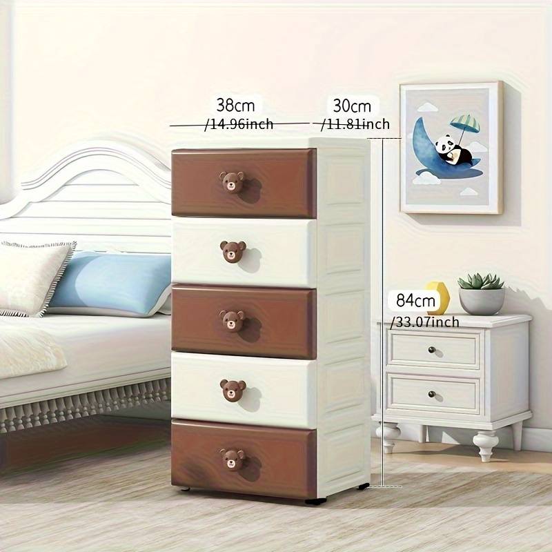 Storage And Organizationcolor Brown And White Items 4 Layers