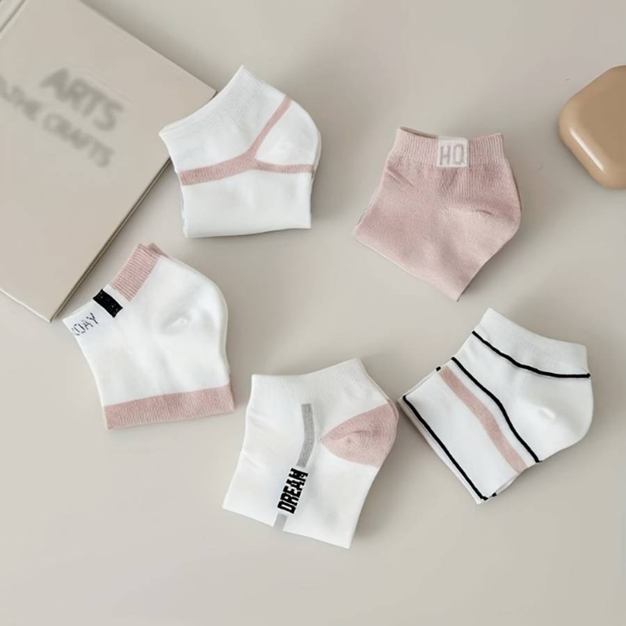Women S Socks Color Random Color5 Pairs Size Onesize