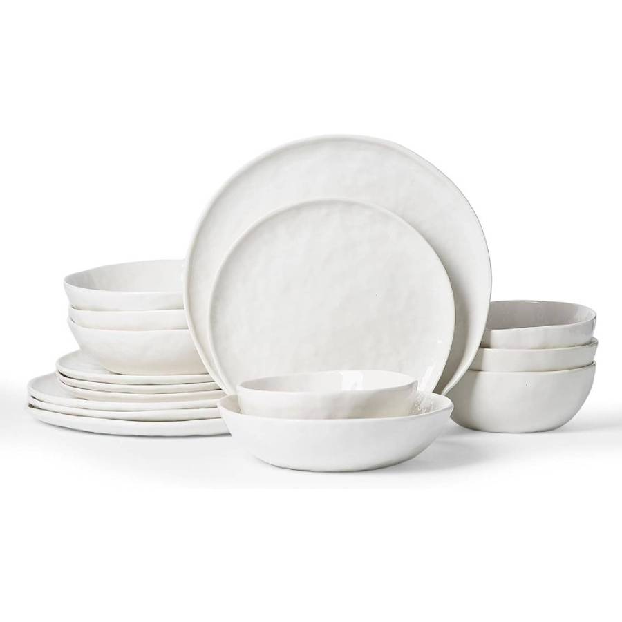 Bowl Color Polar White  4Set16Pcs
