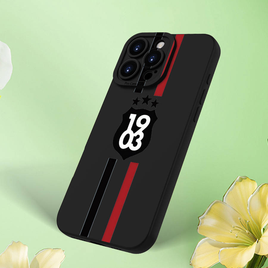 1Pc Black For iPhone 7 Popular Striped 1903 Phone Case