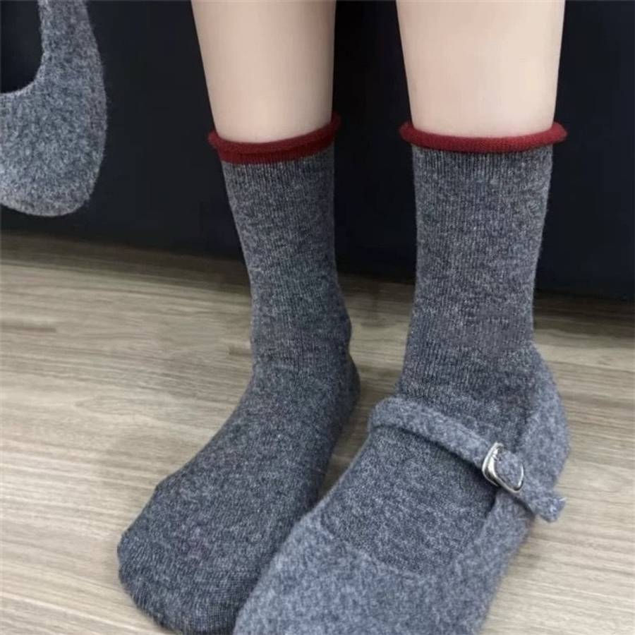 Women S Socks Color Deep Gray Size 5 Pairs