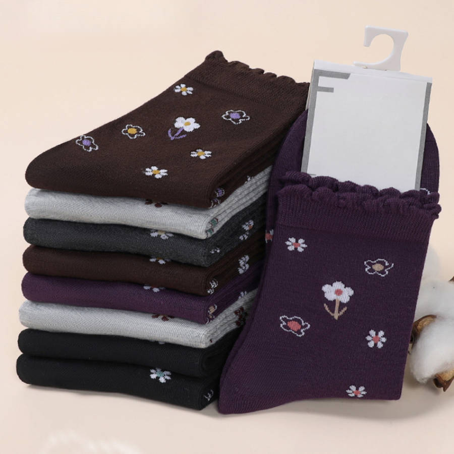 Women S Socks Color 5 Pairs Pack Size Onesize