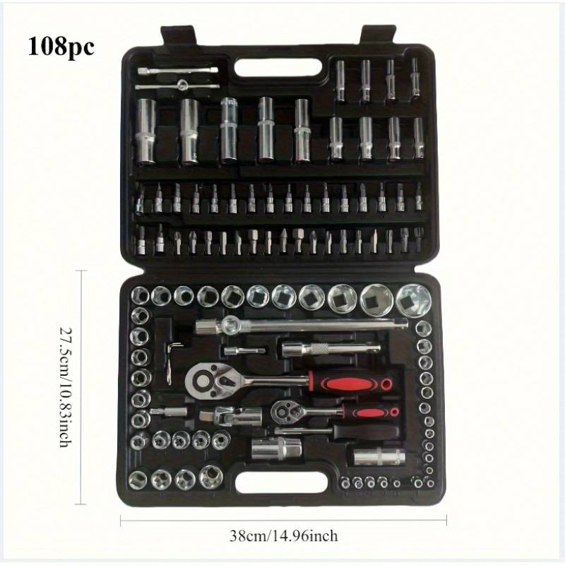 Screwdriver Bit Tool Set Color Black   Upgraded 108 Piece Set Model Jr53And108And216 2025