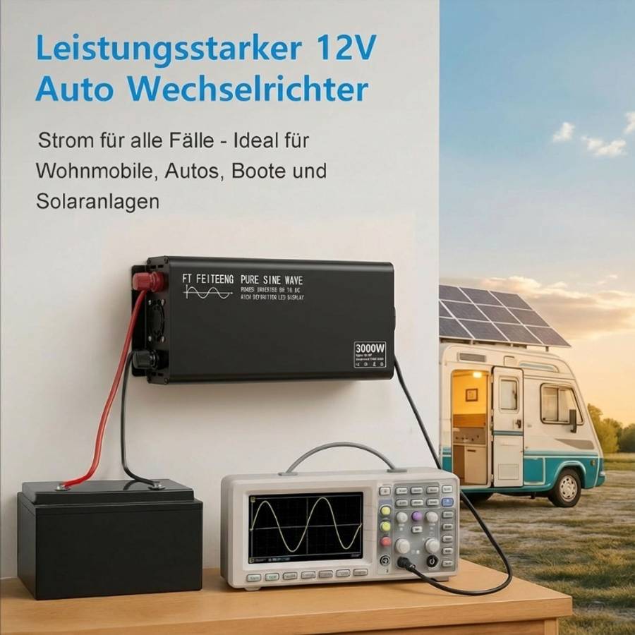 Inverter Applicable People Portable Pure Sine Wave 2000W