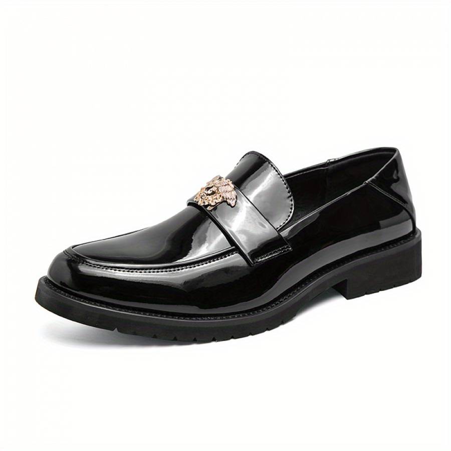 Mens Leather Shoes Color Black Sizeuk 5.5