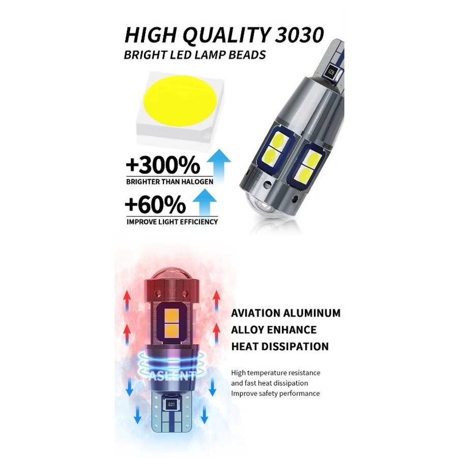 Car Lights Color White Quantity 4Pcs
