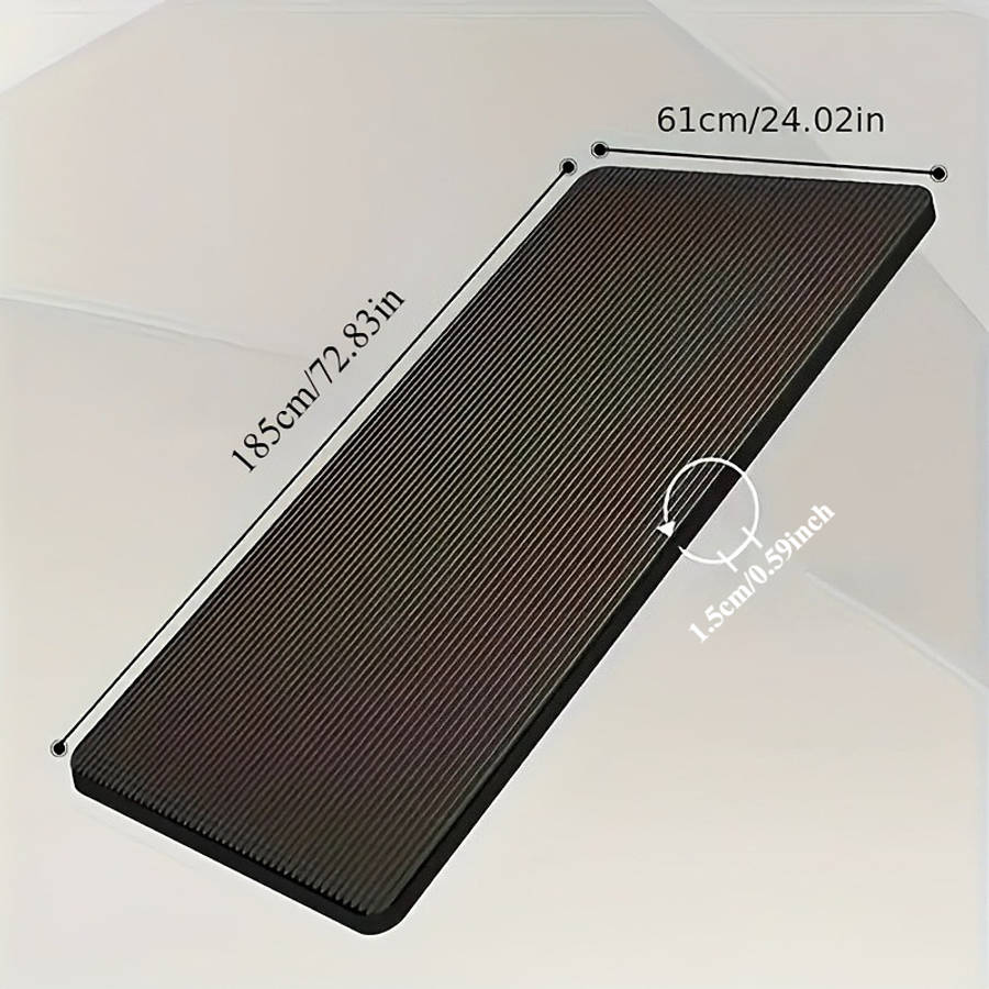 Yoga Mat Exclusive Premium Luxury Quality 5 Style Thickened Black