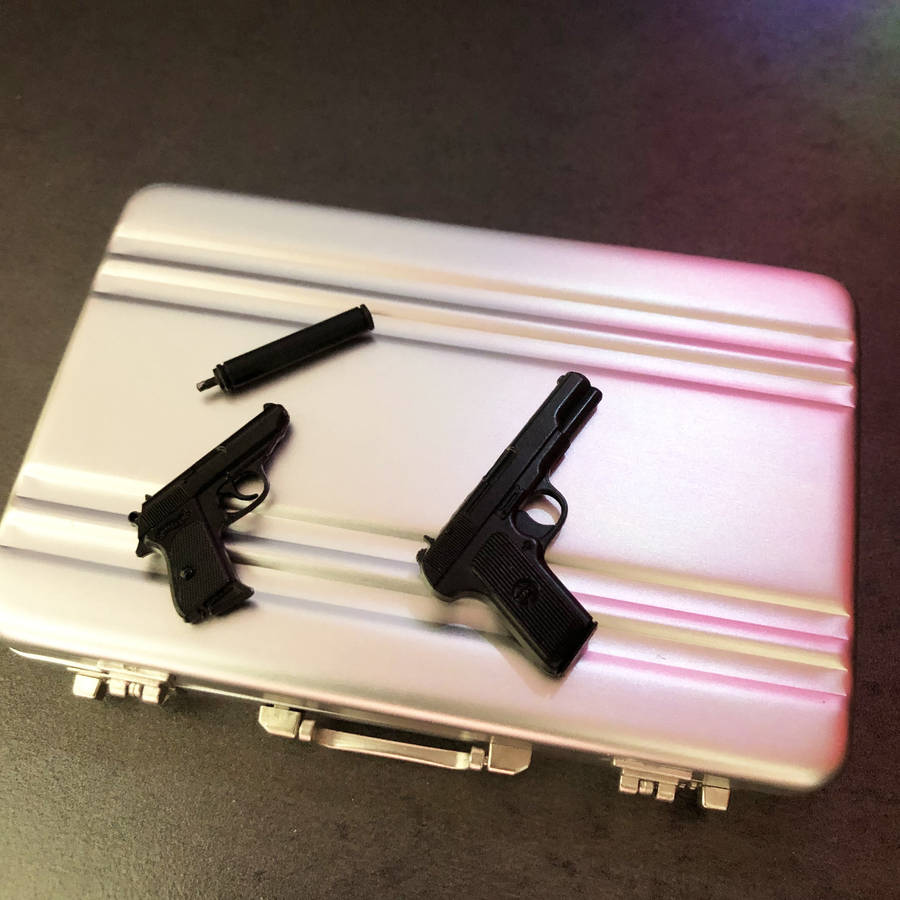 Toy Guns Color Silenced Pistol