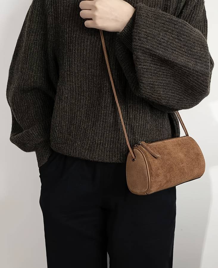 Women S Handbags Matte Brown