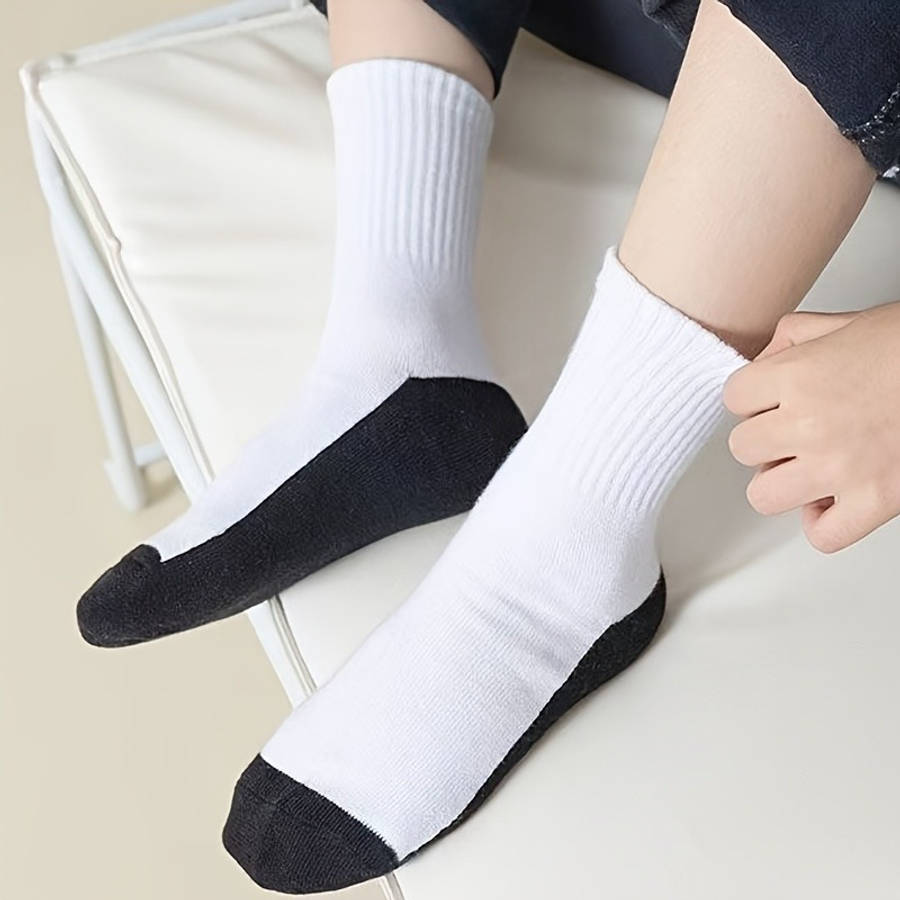 Women S Socks Color Grey White Quantity 5Pcs