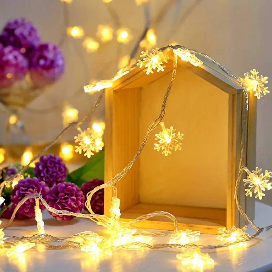 String Lights Color Warm White Size1.5M 4.9Ft.10Led