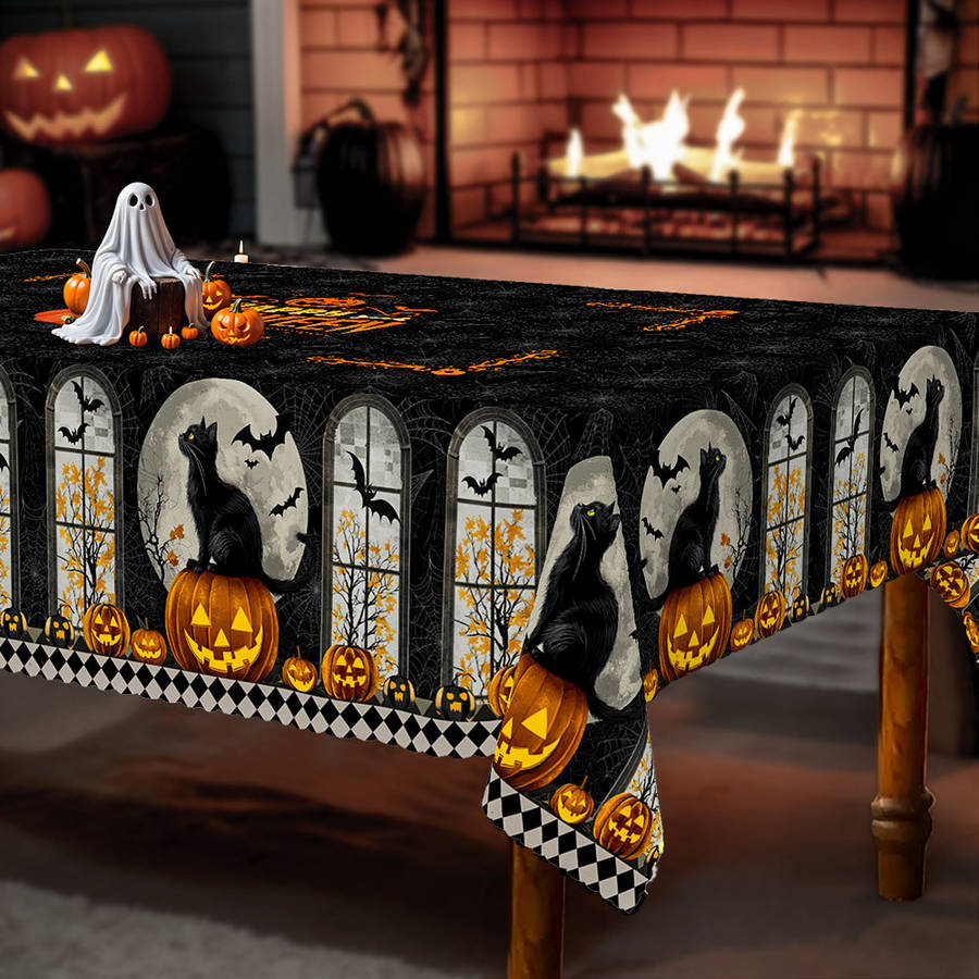 Halloween tablecloth decoration size Rectangle 152.4218.44cm