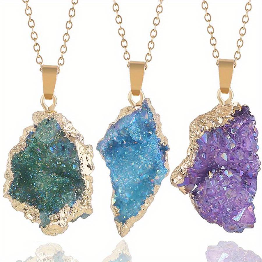 Womens Necklace Color Blue