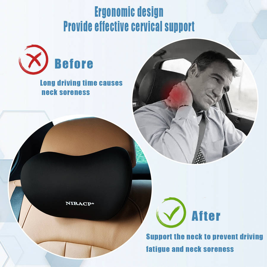 Car Seat Cushion 1 Black Neck Pillow