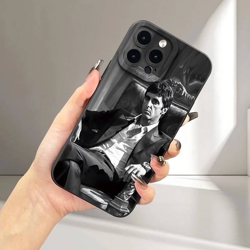 1Pc Black For iPhone 16 Pro Phone Case Phone Cover