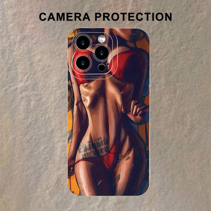 1Pc Ivory White For iPhone 12 Beautiful And Sexy Beauty Phone Case