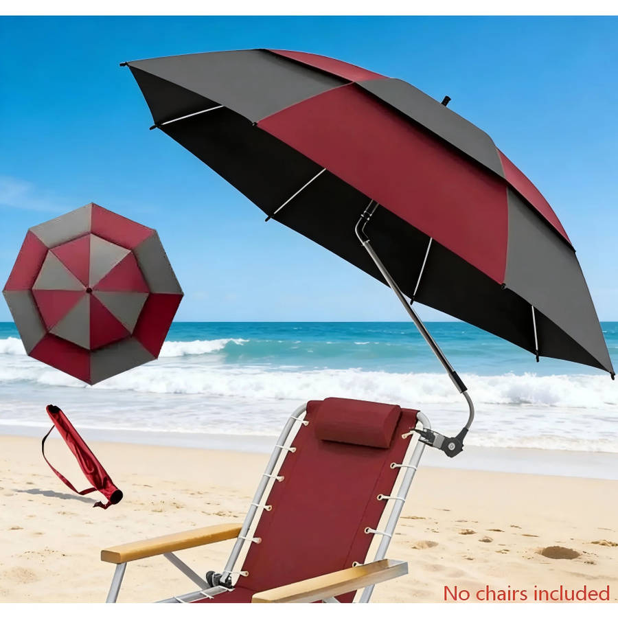 Umbrella Color Blue And Black Color Block  Storage Bag