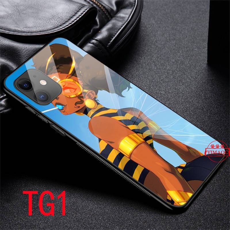 1Pc Mixed Color For iPhone 12 Pro Max African Girls Phone Case