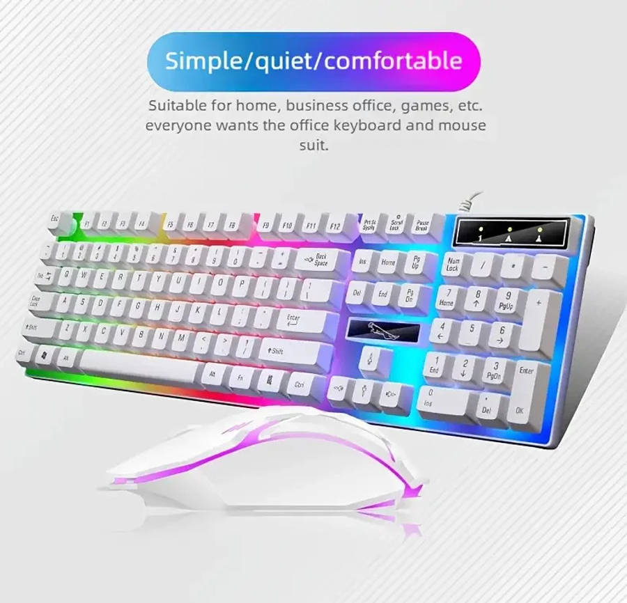 Keyboard Color white
