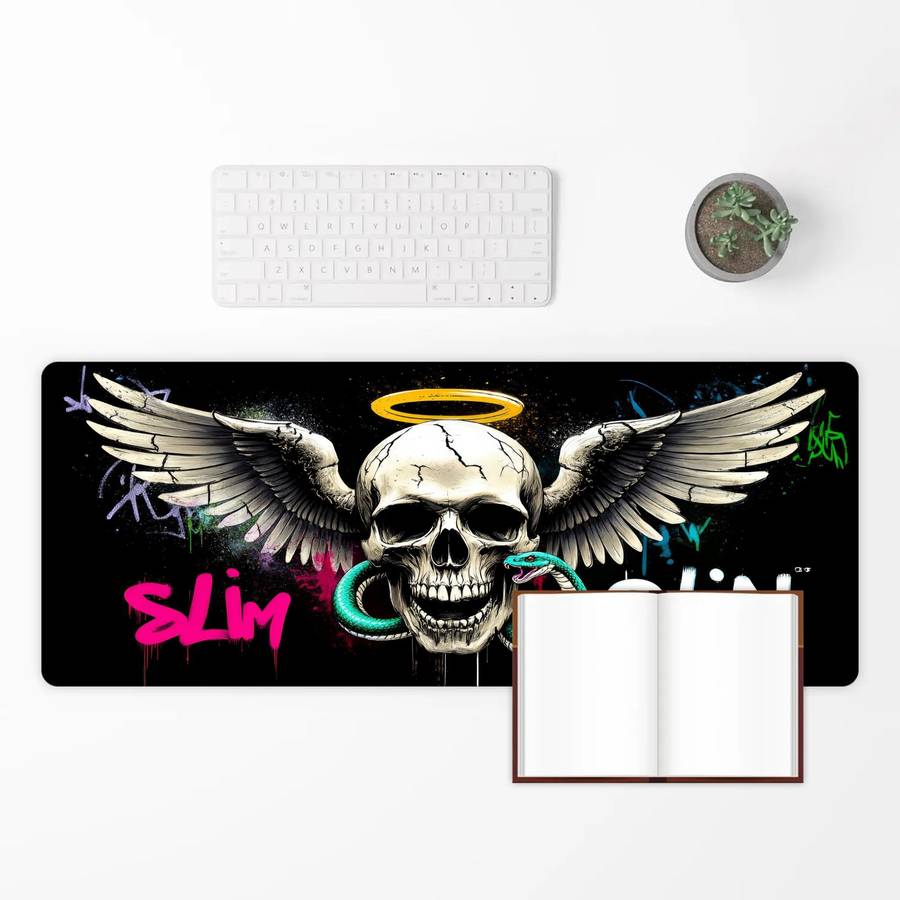 Mouse Pad Color White Size 80X40Cm