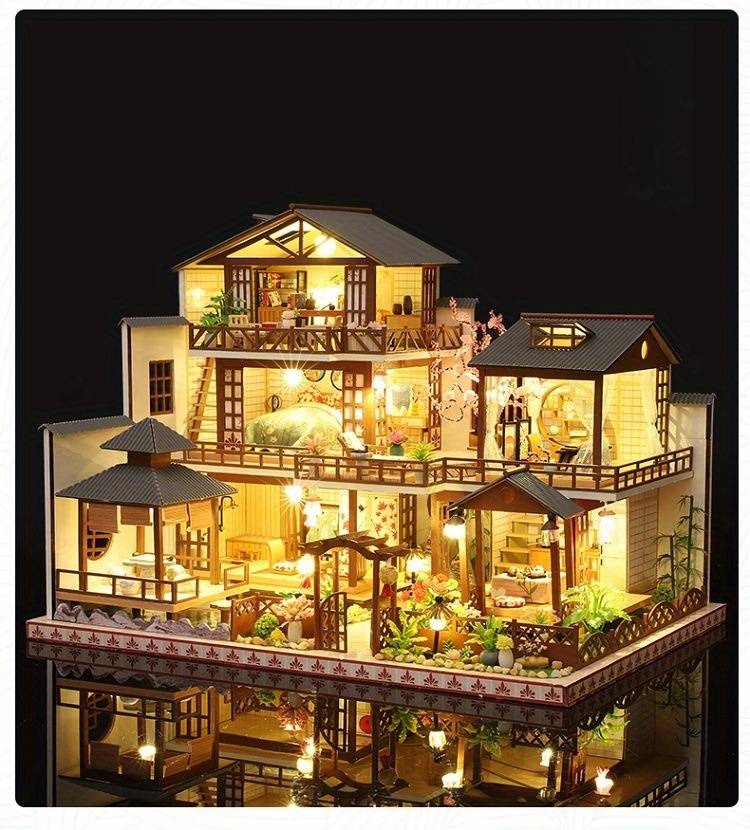 Building Toy Architectural Model Toy Set Style 008 A Forest Garden