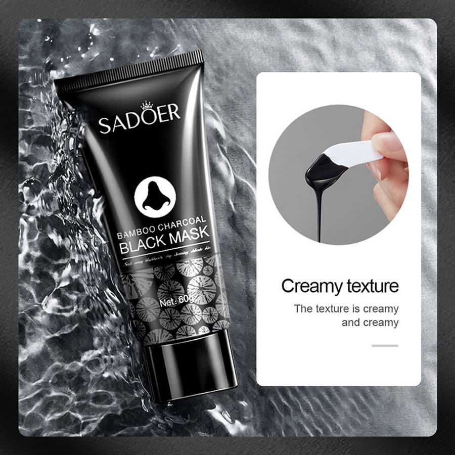 Facial Mask Color 1 Pack Of Bamboo Charcoal Mud Film