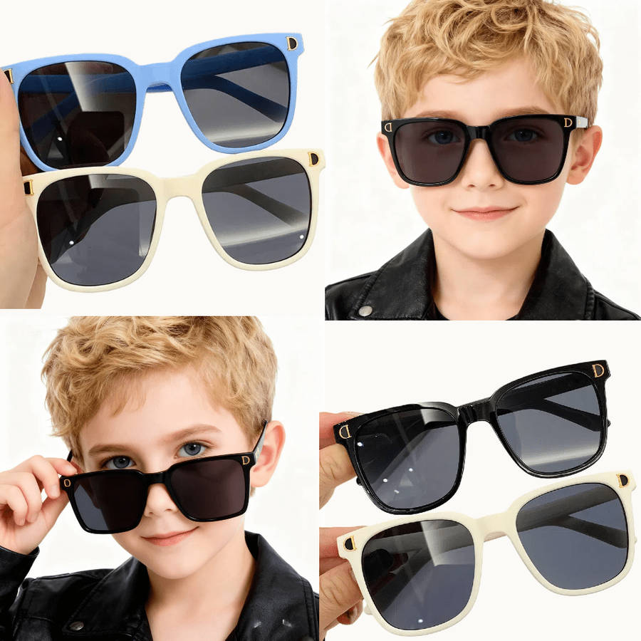 Kids Glasses 2Pcs Color Blackadd Black Fashion Glasses