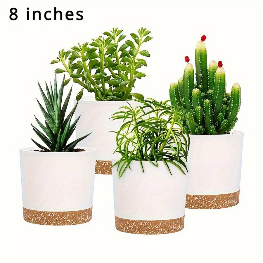 Flowerpot Color Dark Black Size20.32 Cm