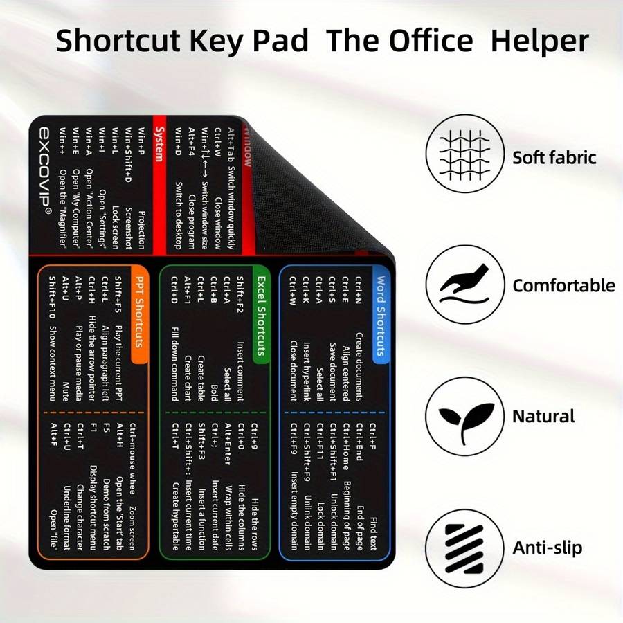 Mouse Pad Model Black And White Quantity 1Pc