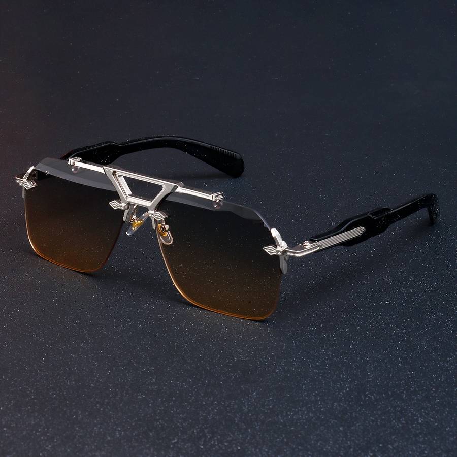 Mens Glasses Color Golden Brown