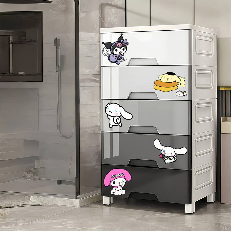 Storage And Organizationcolor Gradient Grey Model 5 Floors
