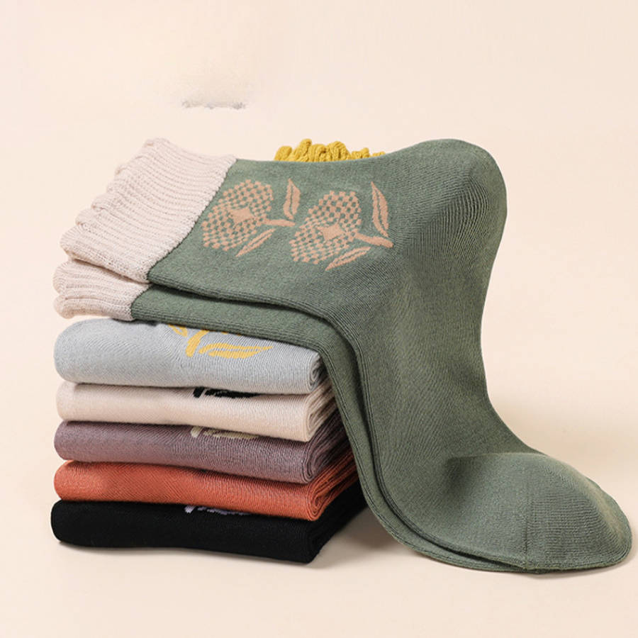 Women S Socks Color 6 Pairs Of Mixed Color Combination Pack Size Onesize