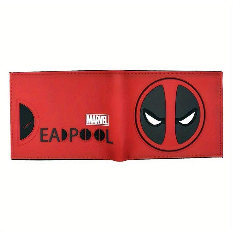 Deadpool Short Wallet Avengers Superhero Pu Coin Purse