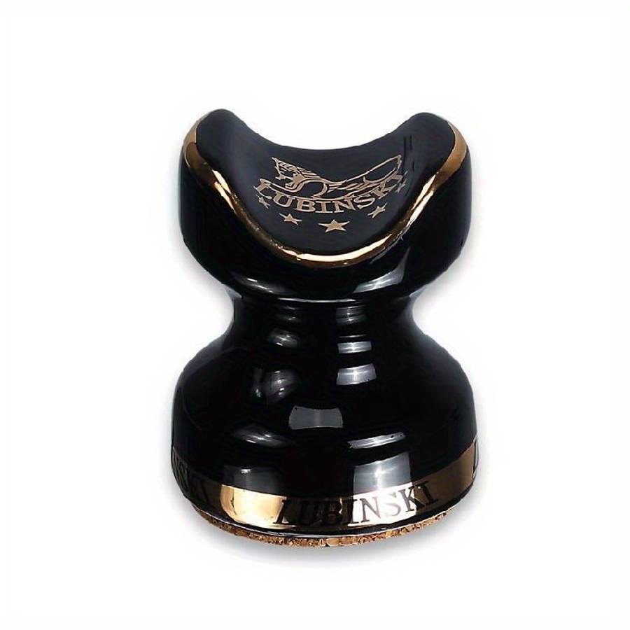 12PCS Modern Half Yellow Black Ceramic Cigar Holder Durable Ashtray With Yellow